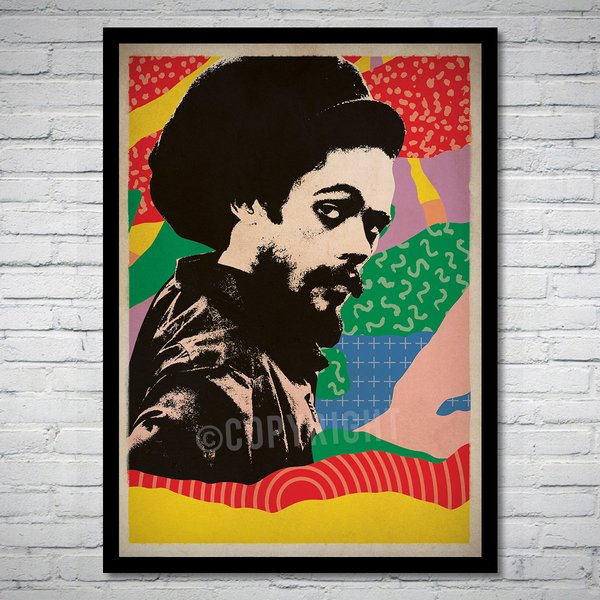 Damian Marley Reggae Music Art Print Poster-image