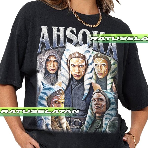 Limited Ahsoka Tano Vintage T-Shirt, Gift For Women And Man Unisex T-Shirt-image