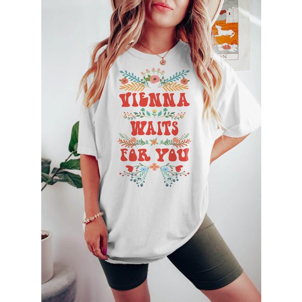 Billy Joel Concert Merch, Vienna Waits For You T-Shirt-image