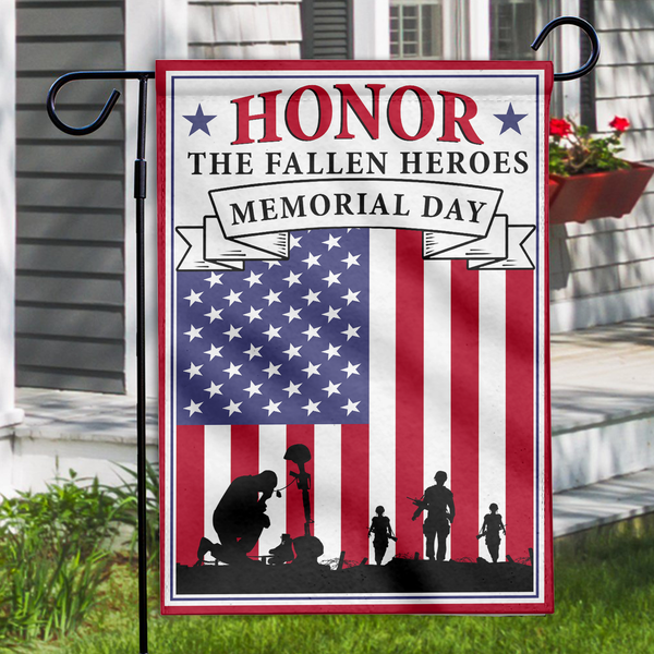 Memorial Day Flag Honor The Fallen American Flag-image
