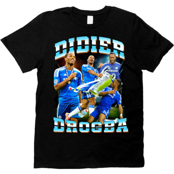 Dider Drogba Bootleg Vintage Football T-Shirt-image