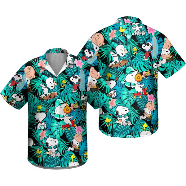 Snoopy Summer Time Hawaiian Shirt 260702 Autumn Fashion Travel Sport-image