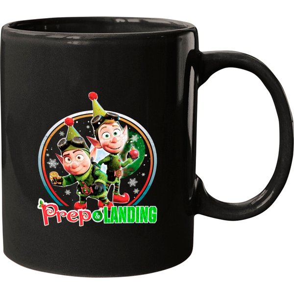 Funny Prep & Landing Christmas Movie Vintage Mugs