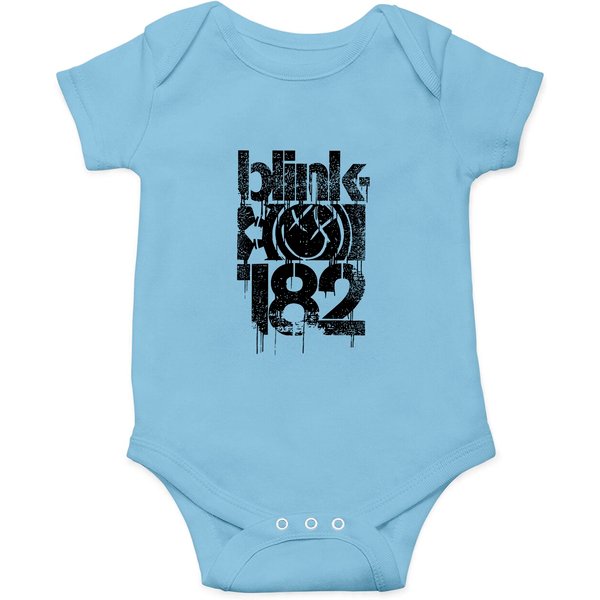 Blink Smiley Face 182 Onesie-image