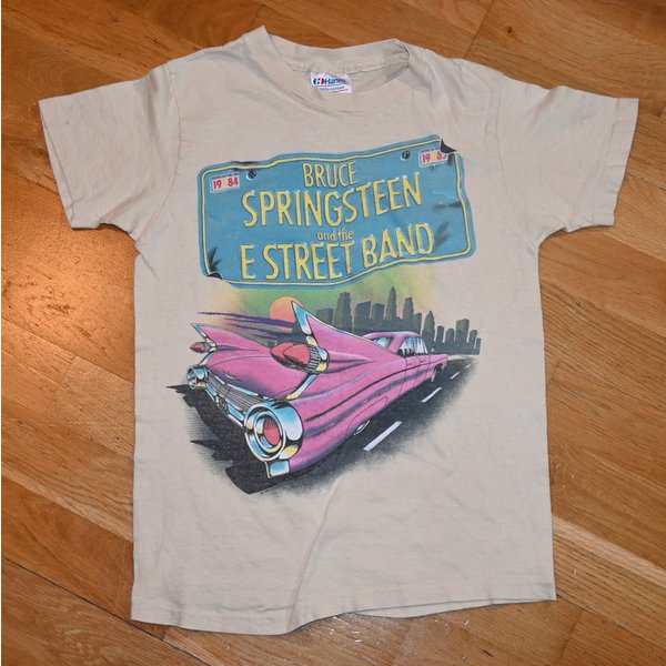 1984 Bruce Springsteen Vintage Concert 84 Usa Tour Shirt-image