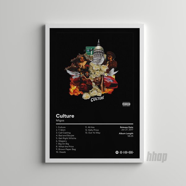 Migos - Culture - Album Cover Poster-image