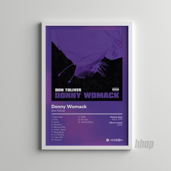 Don Toliver - Donny Womack - Album Cover Poster-image