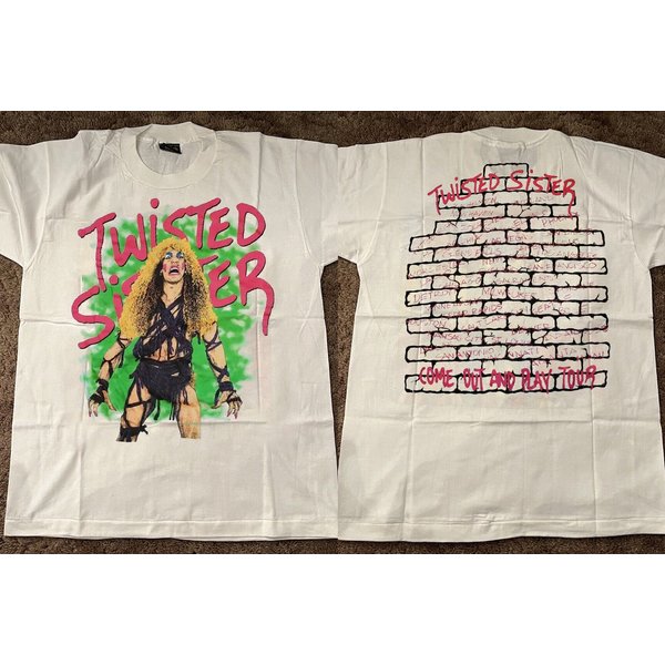 1985 Twisted Sister Come Out & Play Tour T-Shirt-image
