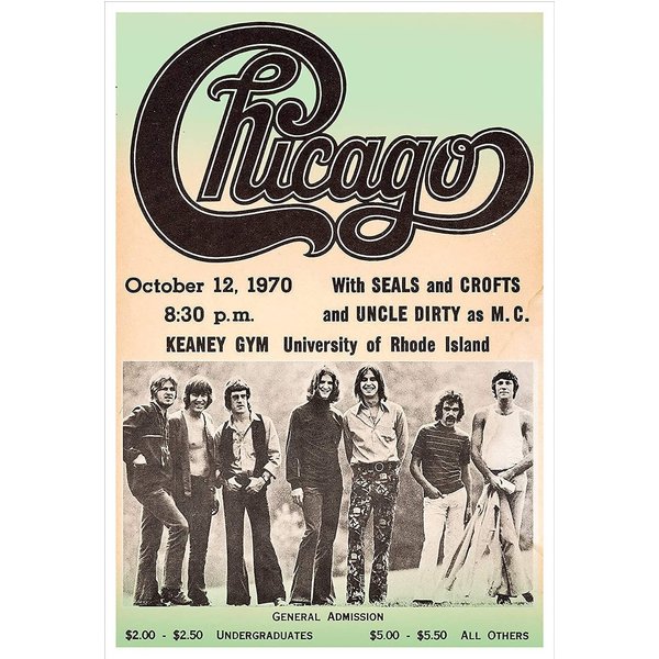 Chicago Live 1970 Concert Poster-image