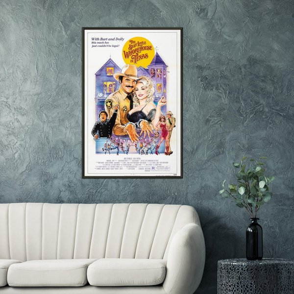 The Best Little Whorehouse In Texas 1982 Reynolds Parton Poster-image