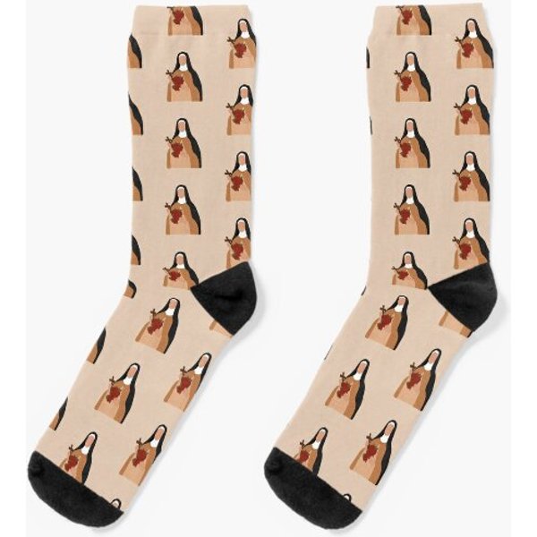The Little Flower - St. Therese De Lisieux Socks