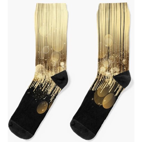 Black And Gold Socks-image