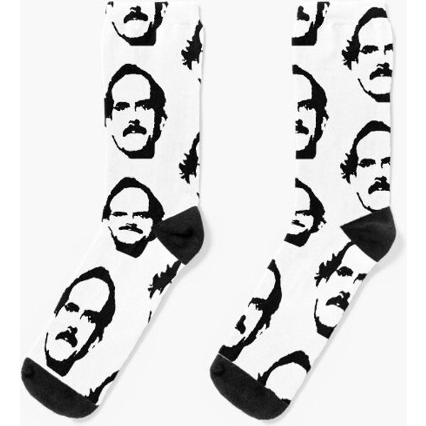 Basil Fawlty, Fawlty Towers Monochrome Portrait Socks