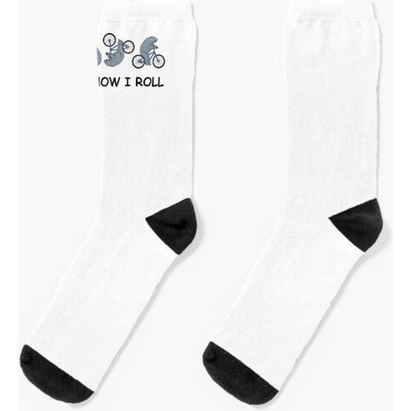 Funny Manatee Bicycle Socks-image