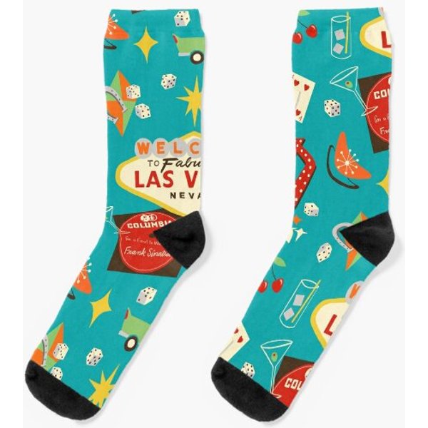 Vintage Las Vegas Socks