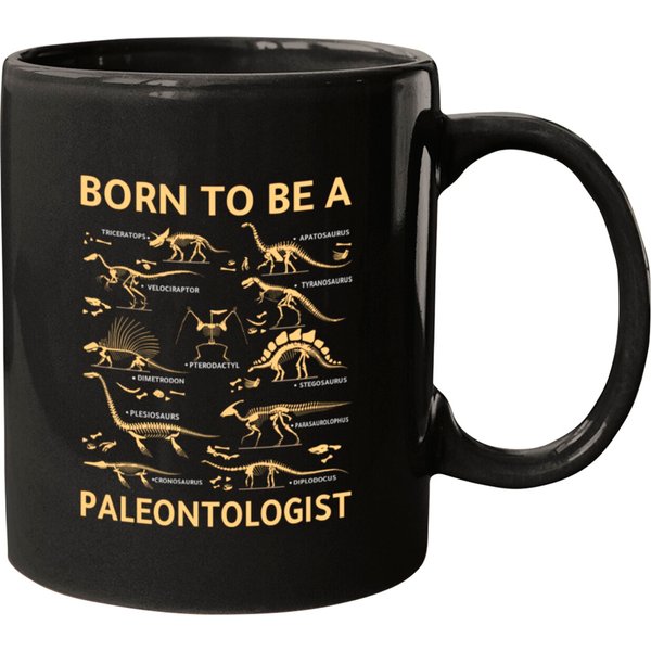 Born To Be A Paleontologist Mugs Mugs-image