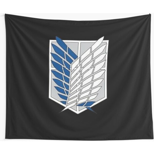 Scout Regiment Shield Tapestry-image