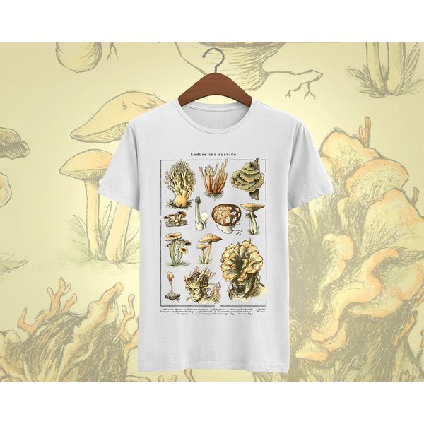 Cordyceps Shirt - The Last Of Us Tee - Joel And Ellie - Endure And Survive-image