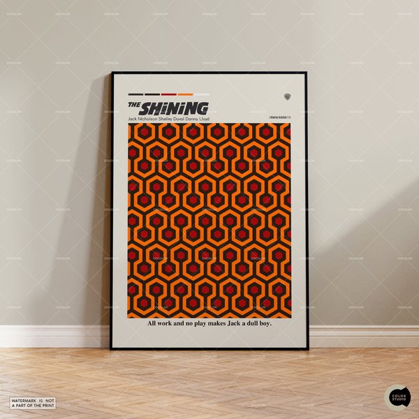 The Shining, Stanley Kubrick, Jack Nicholson, Movie Poster-image