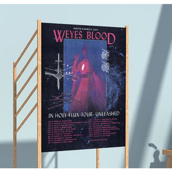 Weyes Blood North America 2023 Poster, Tour Poster-image