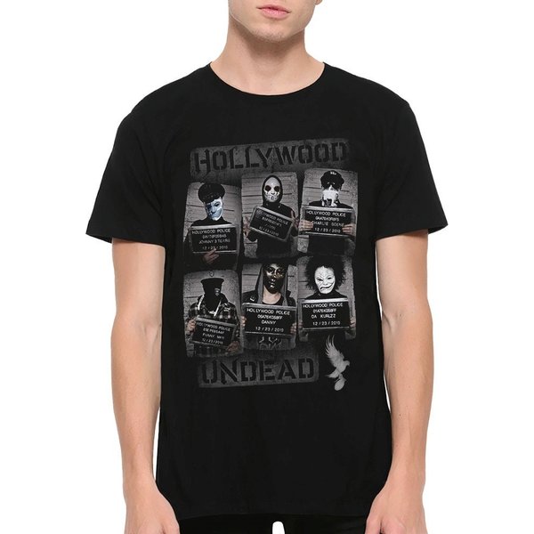 Hollywood Undead Mugshot T-Shirt, Men's Women's Sizes-image