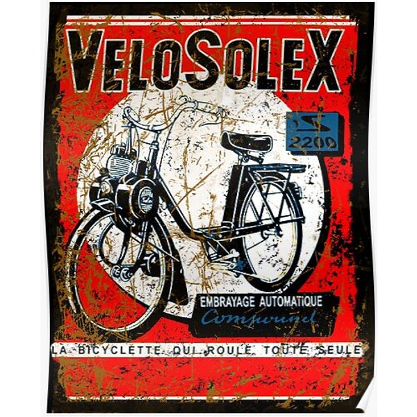 Velo Solex Premium Matte Vertical Poster-image