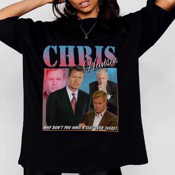 Vintage 90S Chris Hansen T-Shirt, Chris Hansen Shirt-image