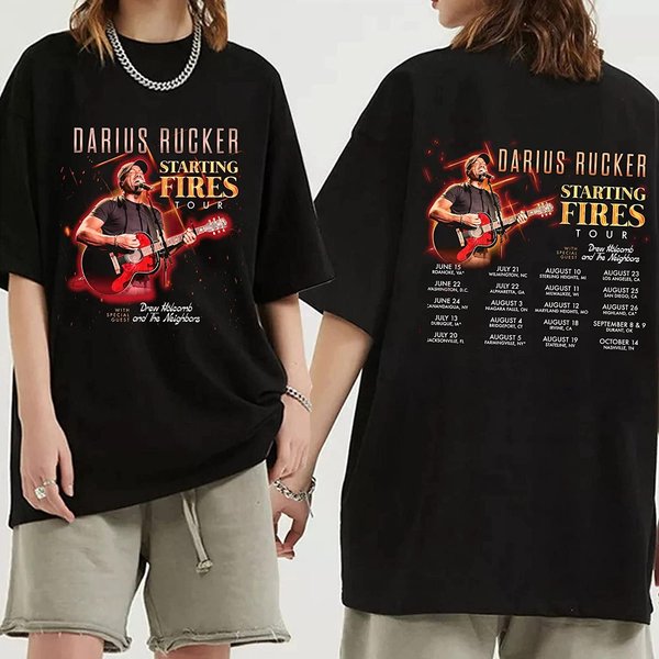 Darius Rucker Starting Fires Tour 2023 Shirt-image