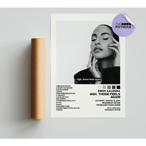 Snoh Aalegra Posters / Ugh, Those Feels Again Poster-image