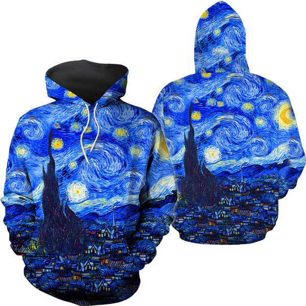 The Starry Night Unisex Hoodie 3d