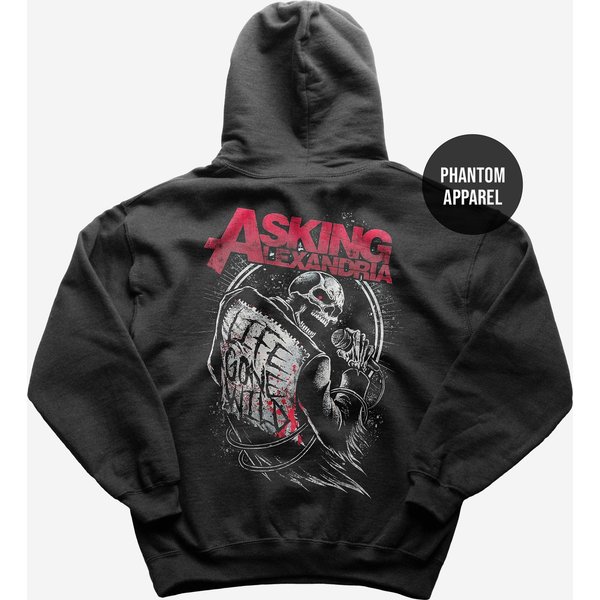 Asking Alexandria Hoodie - Metal Band Hoodie - Alone In A Room-image