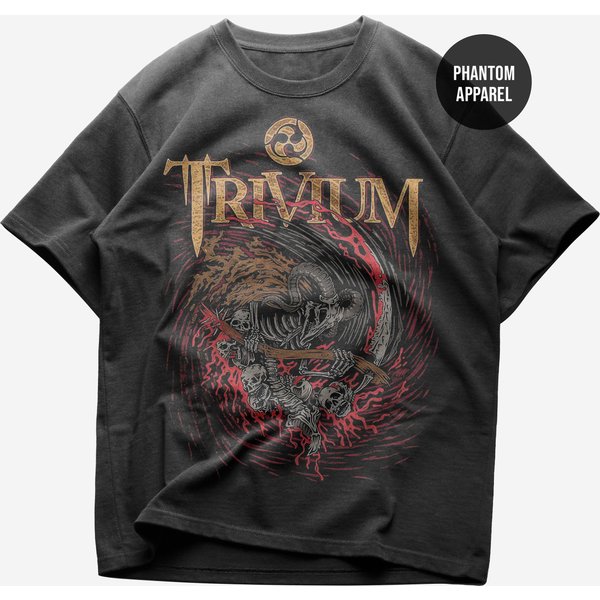 Trivium T-Shirt - Metal Band Shirt - In Waves Shirt-image