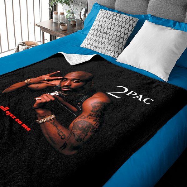All Eyez On Me Vintage Baby Blankets-image