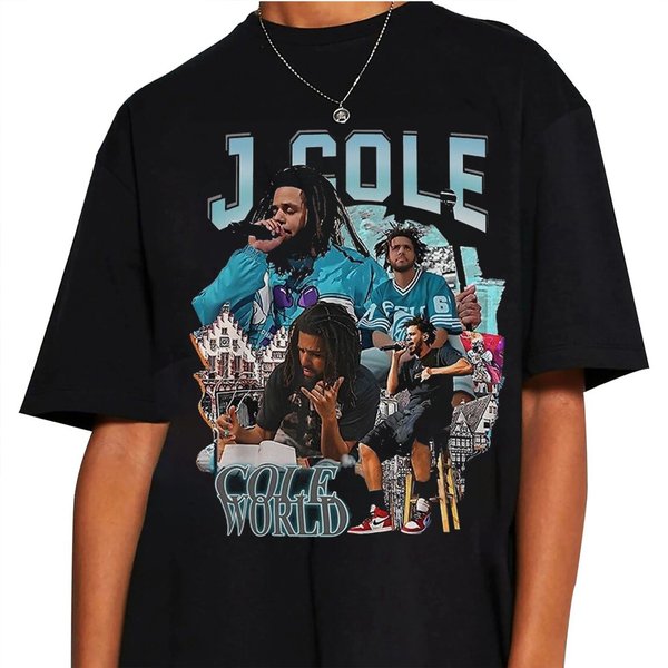 J. Cole Vintage Shirt, Hip Hop Rnb Rap Unisex Tee-image