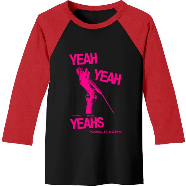 Pink Glove Baseball Tees, The Yeah Yeah Yeahs Tour 2023 Baseball Tees