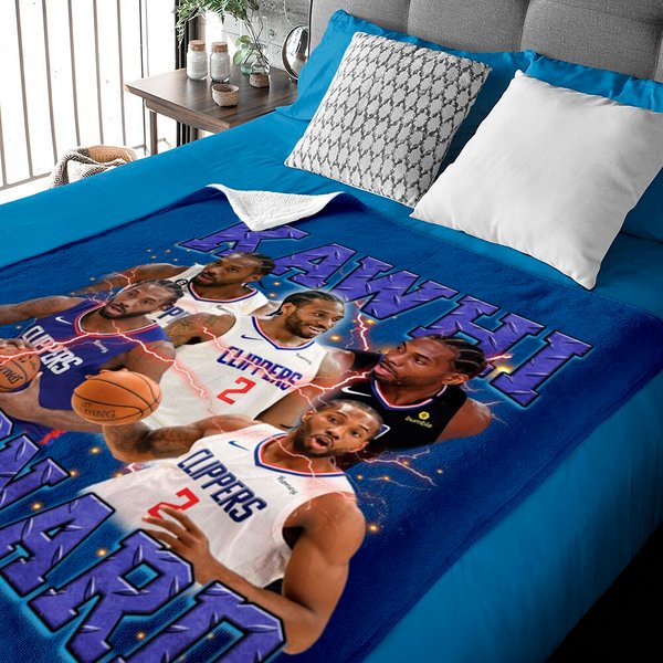 Kawhi "The Claw" Leonard Vintage Baby Blankets-image