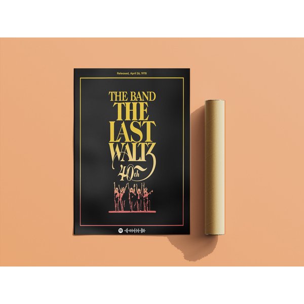 The Band The Last Waltz Concert Poster-image