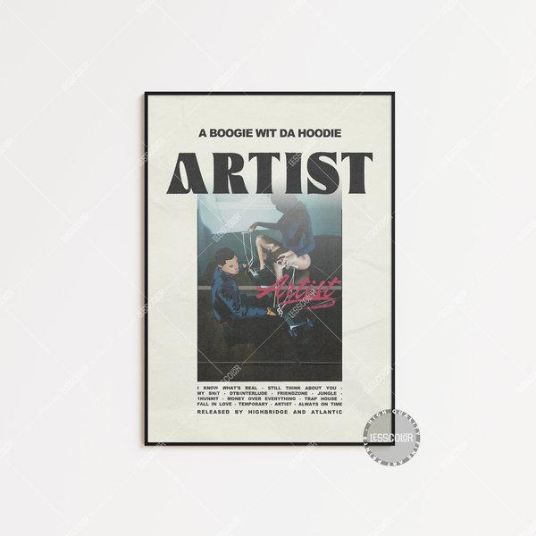 A Boogie Wit Da Hoodie Posters / Artist Poster, Album Cover Poster-image