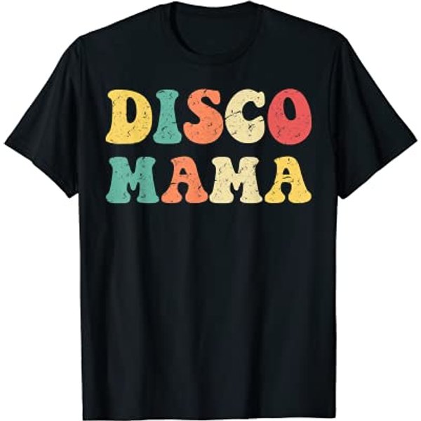 Disco Mama T-Shirt 1970S Disco Queen Matching Couple Shirt T-Shirt-image
