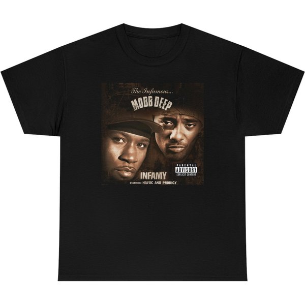 Infamy Mobb Deep Album Cover Shirt | Mobb Deep 'Infamy' Album-image