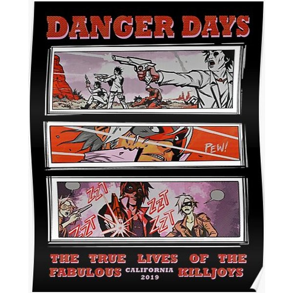 Danger Days Vintage Premium Matte Vertical Poster-image