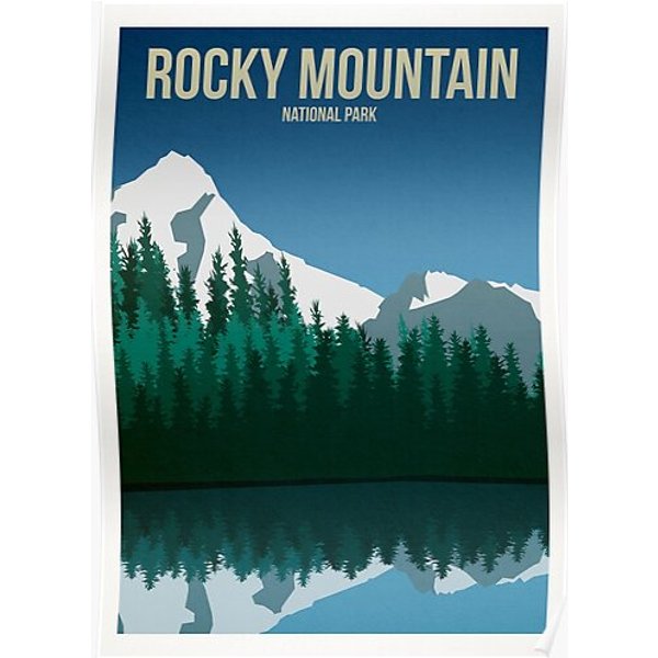 Rocky Mountain National Park Premium Matte Vertical Poster-image