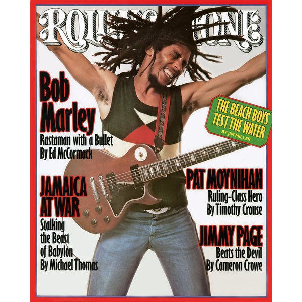 Bob Marley 1976 Rolling Stone Magazine Cover Poster Print-image