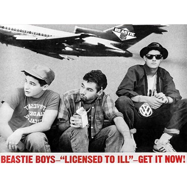 Beastie Boys, 1986 License To Ill Poster Print-image