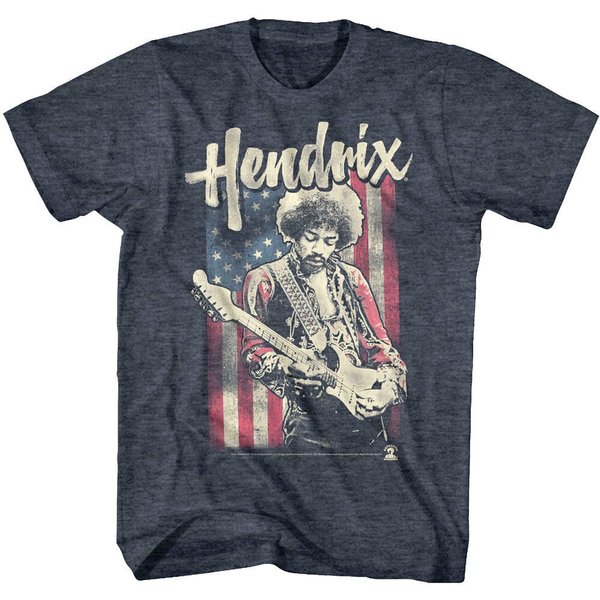 Jimi Hendrix T-Shirt, Vintage American Flag T-Shirt-image