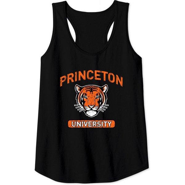Princeton University - Tigertown Distressed Unisex Tank Tops-image