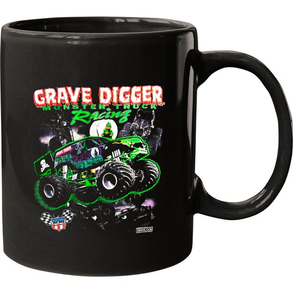 Vintage 1994 Grave Digger Monster Jam Trucks Mugs