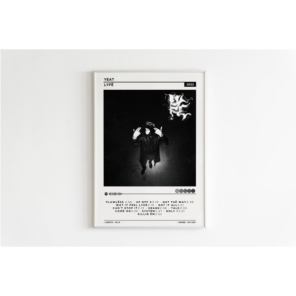 Yeat - Lyfe Posters / Yeat Albums / Album Cover Poster-image