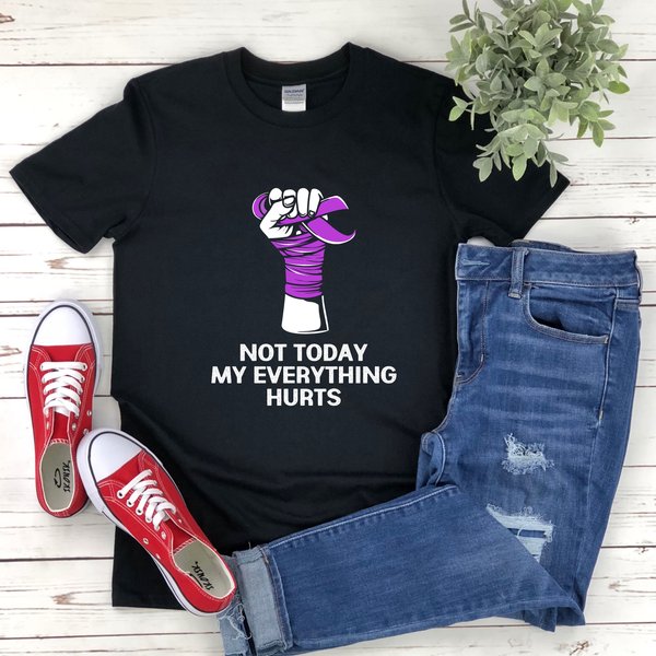 Not Today Shirt, Everything Hurts Shirt, Fibromyalgia Warrior Shirt, Fibro Warrior, Fibromyalgia Shirt-image