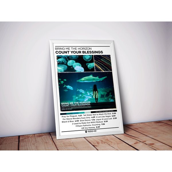 Bring Me The Horizon Poster | Count Your Blessings Poster-image